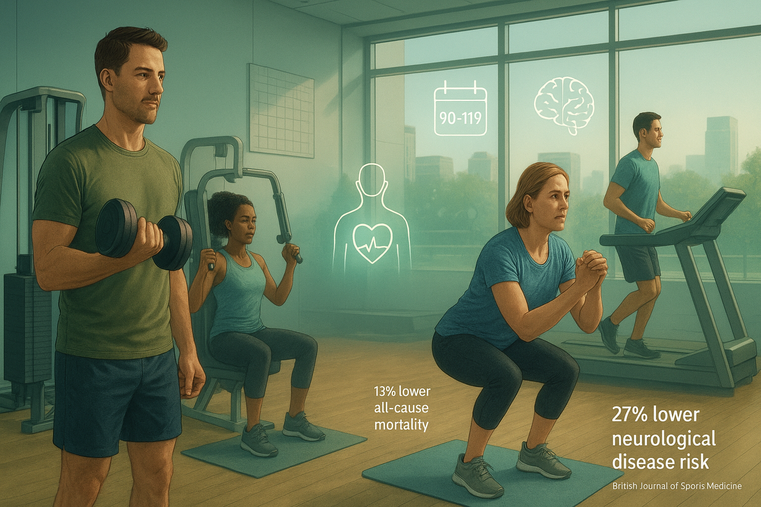 Moderate Resistance Training Tied to Lower Mortality Risk, New Research Finds