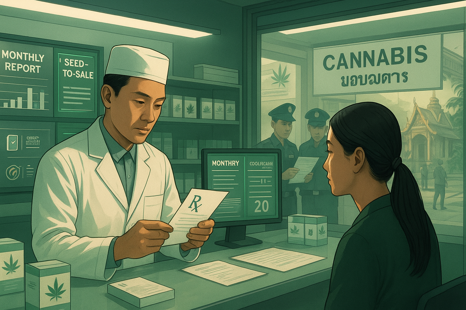 Thailand Tightens Cannabis Enforcement, Pushing Licensed Operators Into a Medical Framework