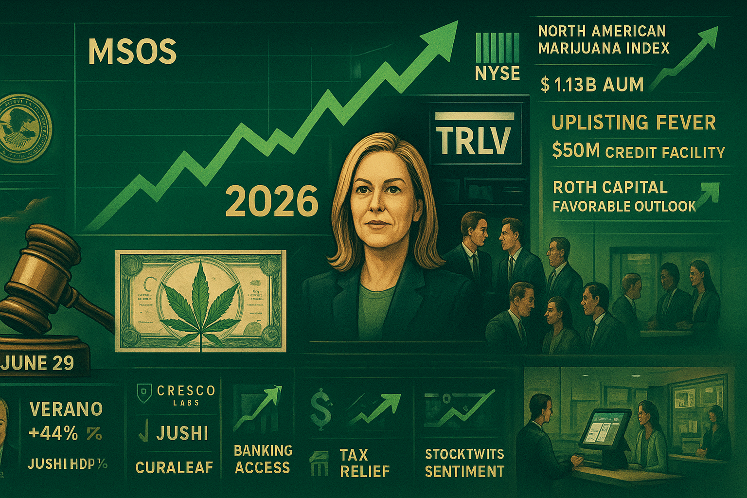 Cannabis ETF Hits 2026 Peak as Trulieve's NYSE Debut Fuels Rally