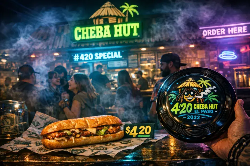 Cheba Hut El Paso Pioneers 4/20 Celebrations with $4.20 Subs and Collectible Frisbees