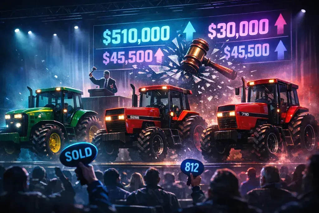 Classic Tractors Shatter Auction Records Amid Surging Demand