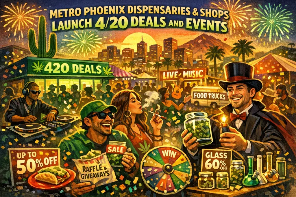 Metro Phoenix Dispensaries and Shops Launch Major 4/20 Deals and Events