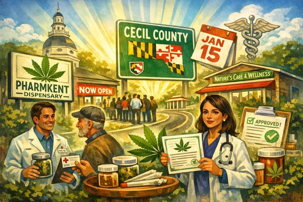 Cecil County Dispensaries Launch Maryland's Medical Marijuana Rollout