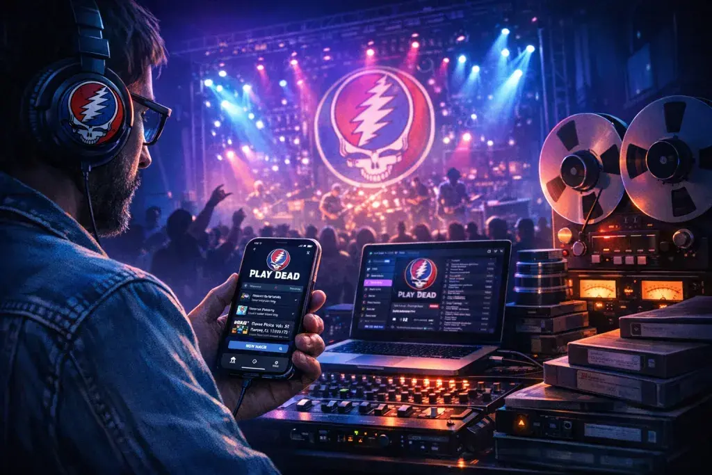 Grateful Dead Launches Play Dead App with Vault's High-Res Live Recordings