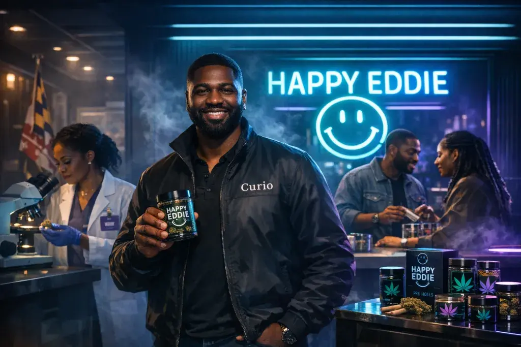 Curio Wellness Partners Exclusively with Eddie Osefo to Launch Happy Eddie Cannabis Line in Maryland