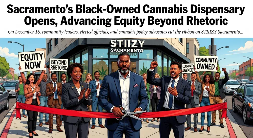 Sacramento's Black-Owned Cannabis Dispensary Opens, Advancing Equity Beyond Rhetoric