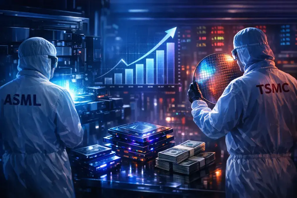 ASML and TSMC Boost AI Chip Forecasts Amid Investor Payoff Doubts