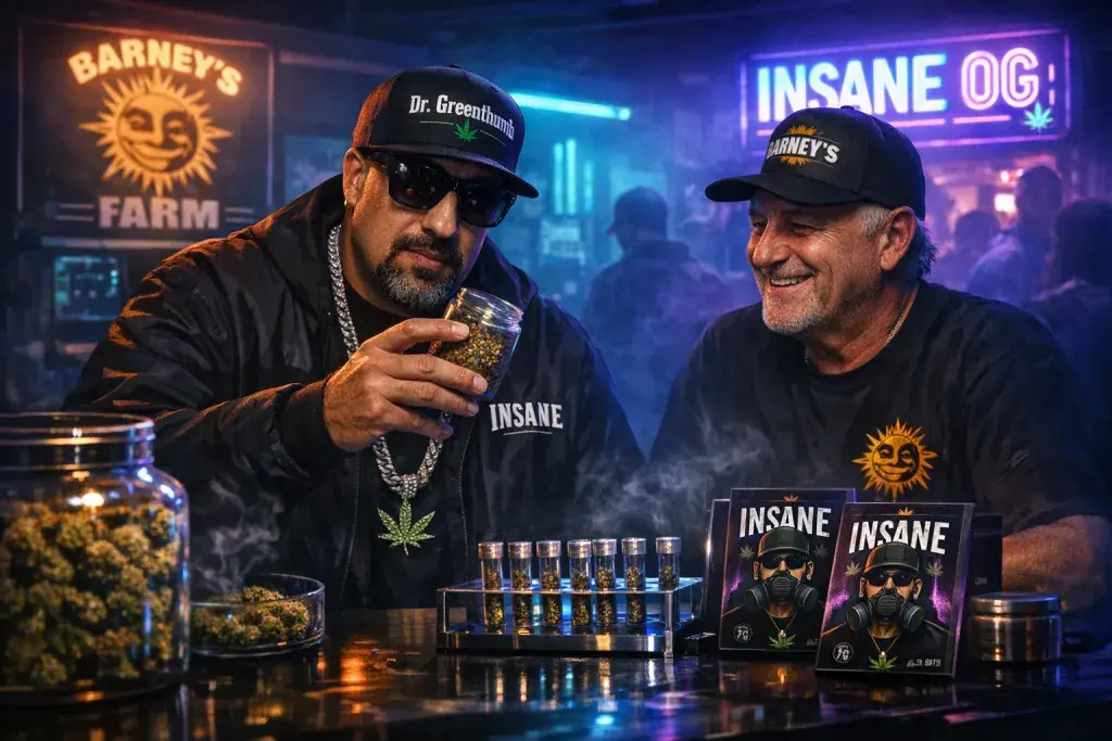Barney's Farm Partners with B-Real to Launch Insane OG Seeds at Mary Jane Berlin