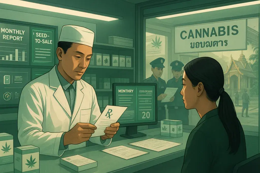 Thailand Tightens Cannabis Enforcement, Pushing Licensed Operators Into a Medical Framework