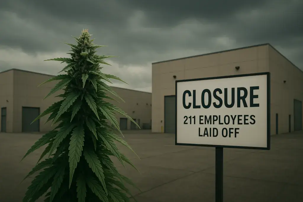 One of the largest medical cannabis companies in Florida closed its two cultivation and processing facilities and laid off 211 workers this month in the Tampa Bay area.