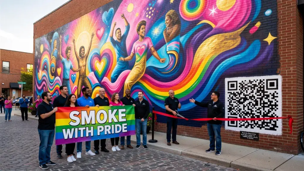 Cannabis Retailers Fund Public Mural to Back LGBTQ+ Youth Services