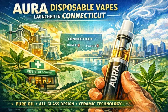 Fine Fettle Launches AURA Disposable Vapes for Connecticut Cannabis Users