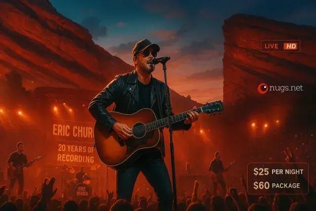 Eric Church Streams Three Sold-Out Red Rocks Shows Live This July